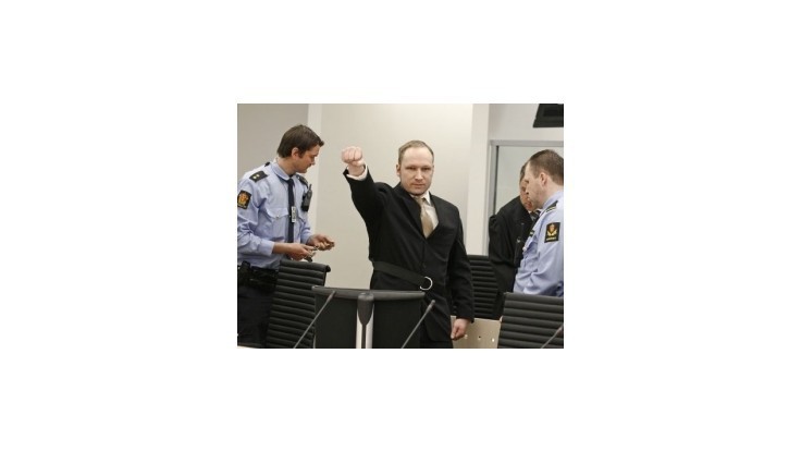 Breivik na súde plakal, keď videl vlastné propagandistické video